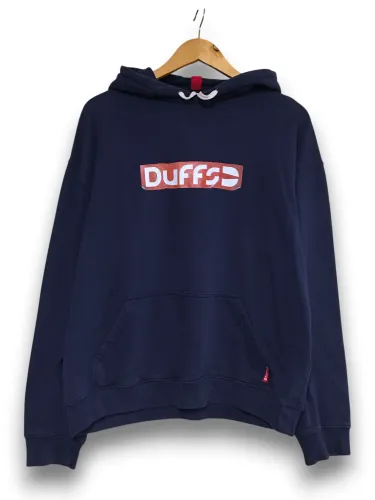 DUFFS Vintage bluza hoodie skate Y2K boxy