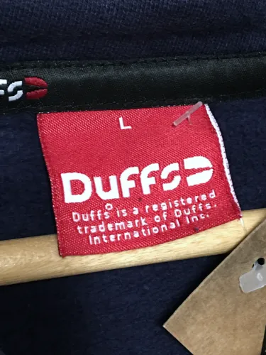 DUFFS Vintage bluza hoodie skate Y2K boxy
