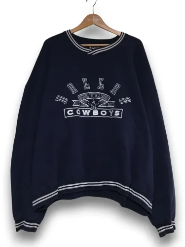 NFL Dallas Cowboys Vintage bluza crewneck haft 90s