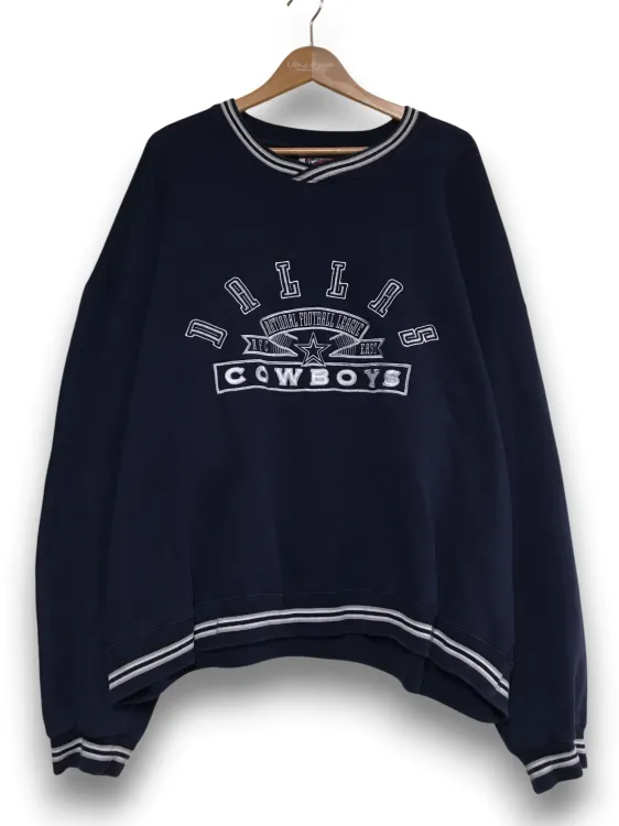 NFL Dallas Cowboys Vintage bluza crewneck haft 90s