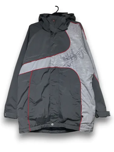 Quicksilver Vintage kurtka ocieplana we wzory Y2K