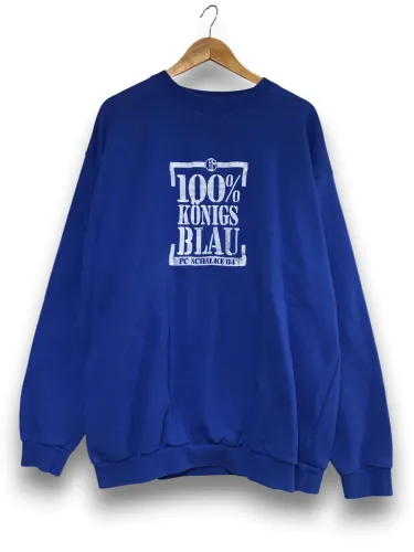 Vintage bluza crewneck FC Schalke 04 90s / y2k