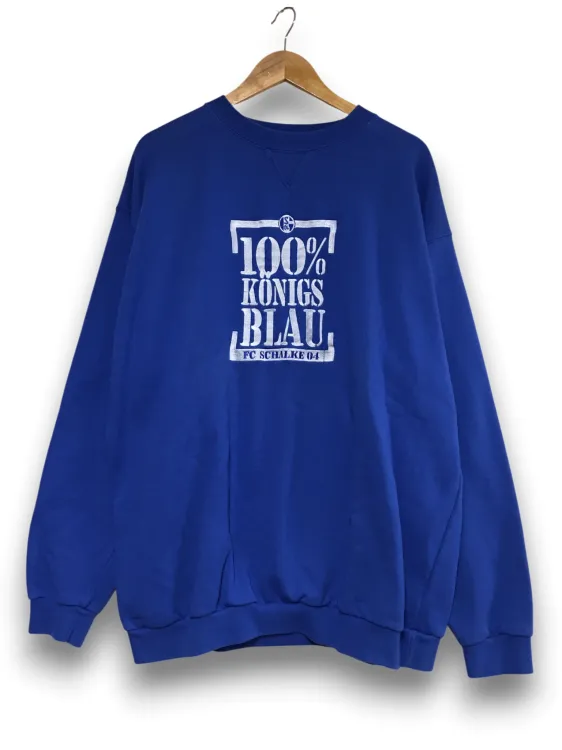 Vintage bluza crewneck FC Schalke 04 90s / y2k