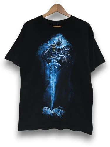 Blizzard vintage t-shirt World of Warcraft Wrath of the Lich King y2k / 2008