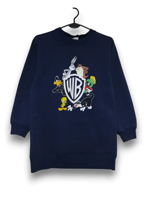Vintage Warner Brothers bluza crewneck nadruk 90s