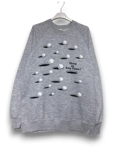 Vintage bluza crewneck z nadrukiem 80s / 90s