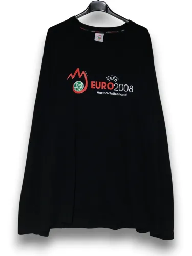 Euro 2008 Vintage T-shirt nadruk Y2K