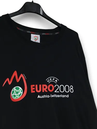 Euro 2008 Vintage T-shirt nadruk Y2K