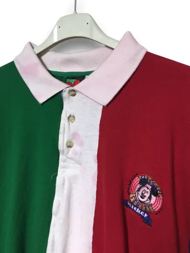 Disney Vintage T-shirt polo haft 90s