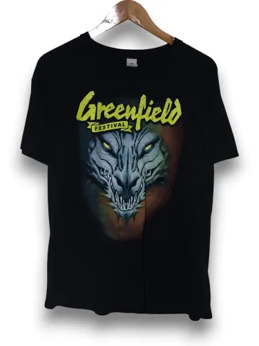 T-shirt Greenfield Festival 2024 nadruk smok