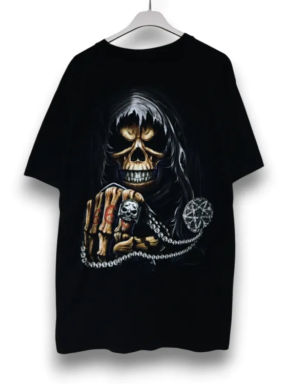Vintage T-shirt szkieletor badass y2k / 90s