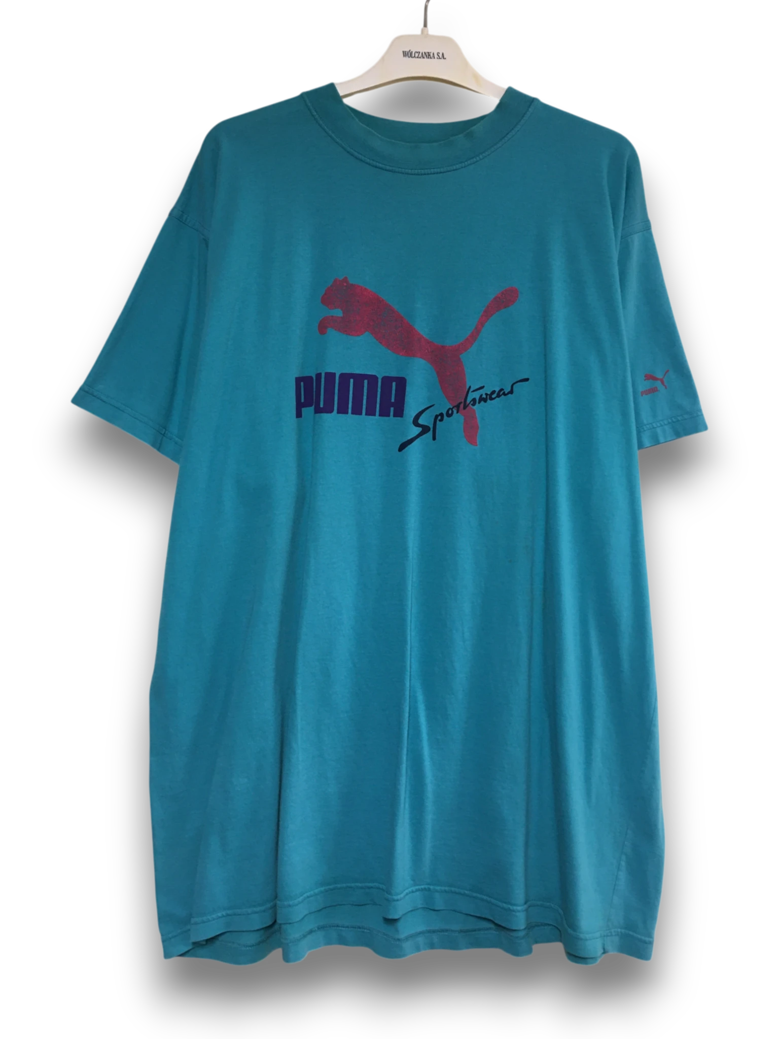 Puma Vintage T-shirt logo nadruk 80s / 90s