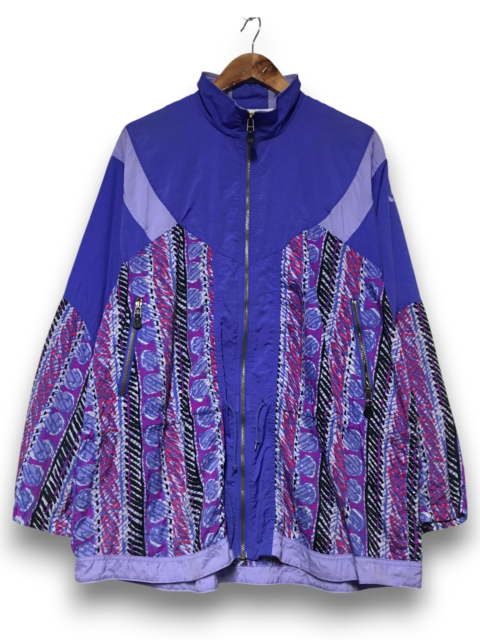 Nike vintage kurtka wiatrówka we wzory szelest ortalion 90s