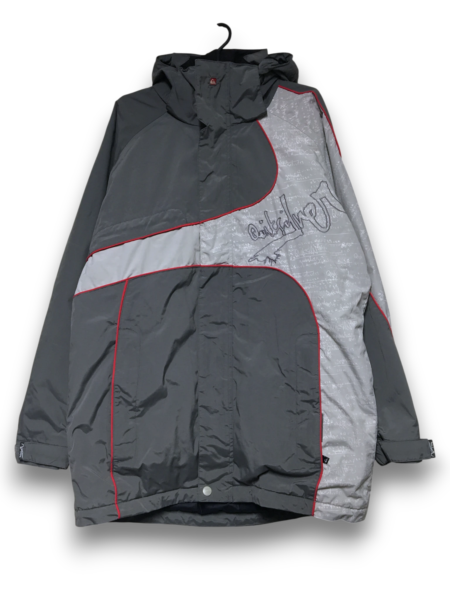 Quicksilver Vintage kurtka ocieplana we wzory Y2K