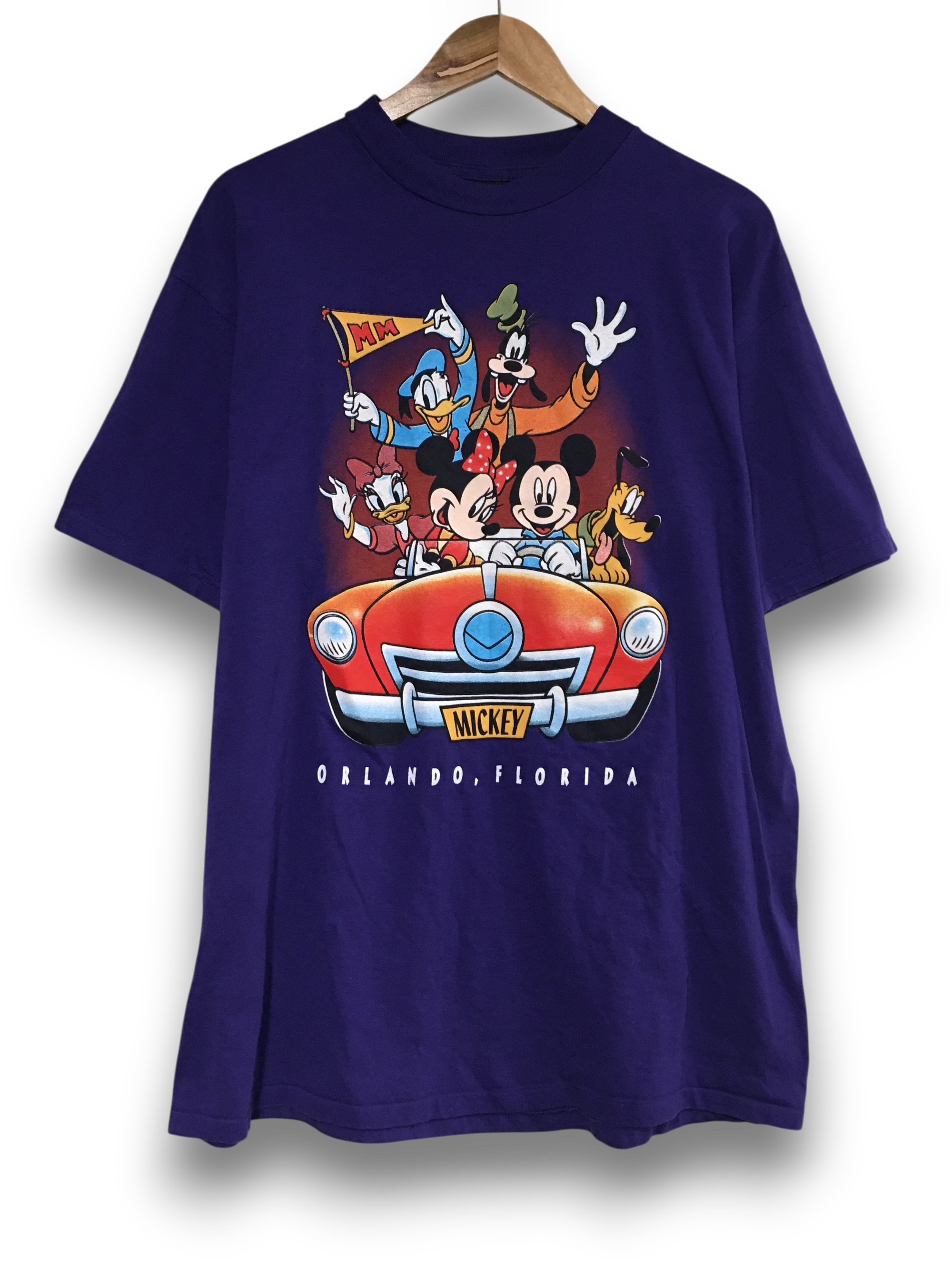 Vintage Disney T-shirt nadruk Orlando 90s