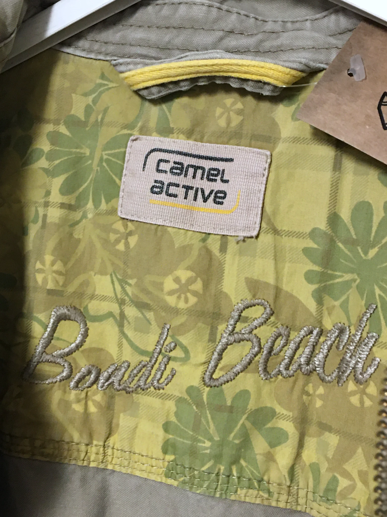 Vintage Camel kurtka wiatrówka cargo y2k