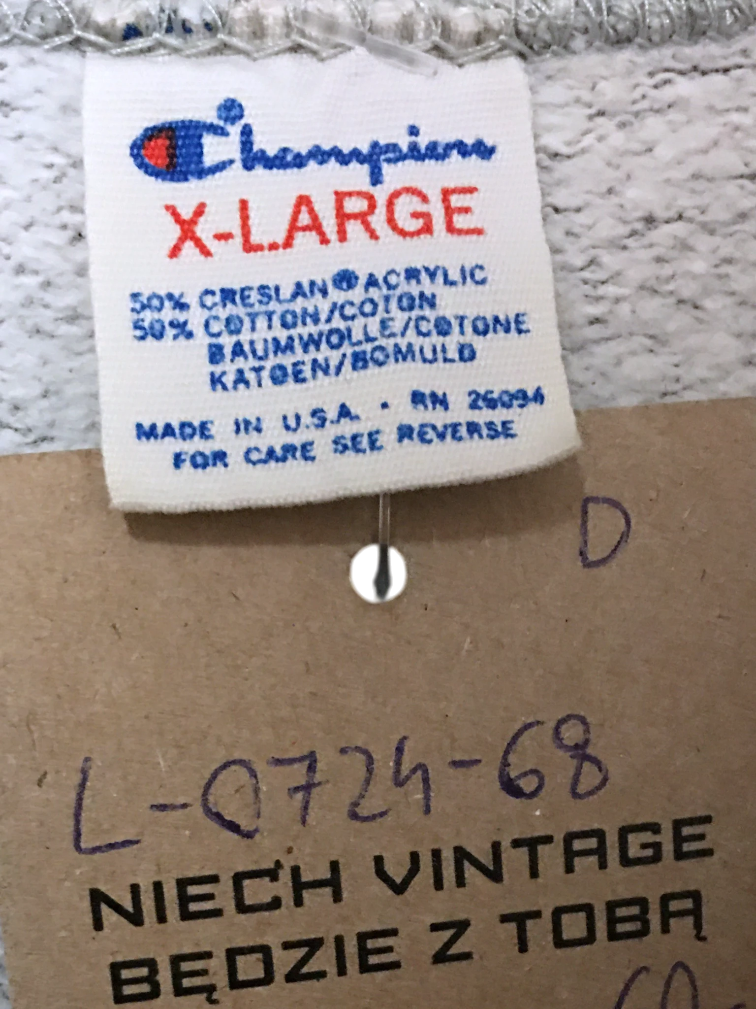Champion vintage bluza hoodie USA 90s