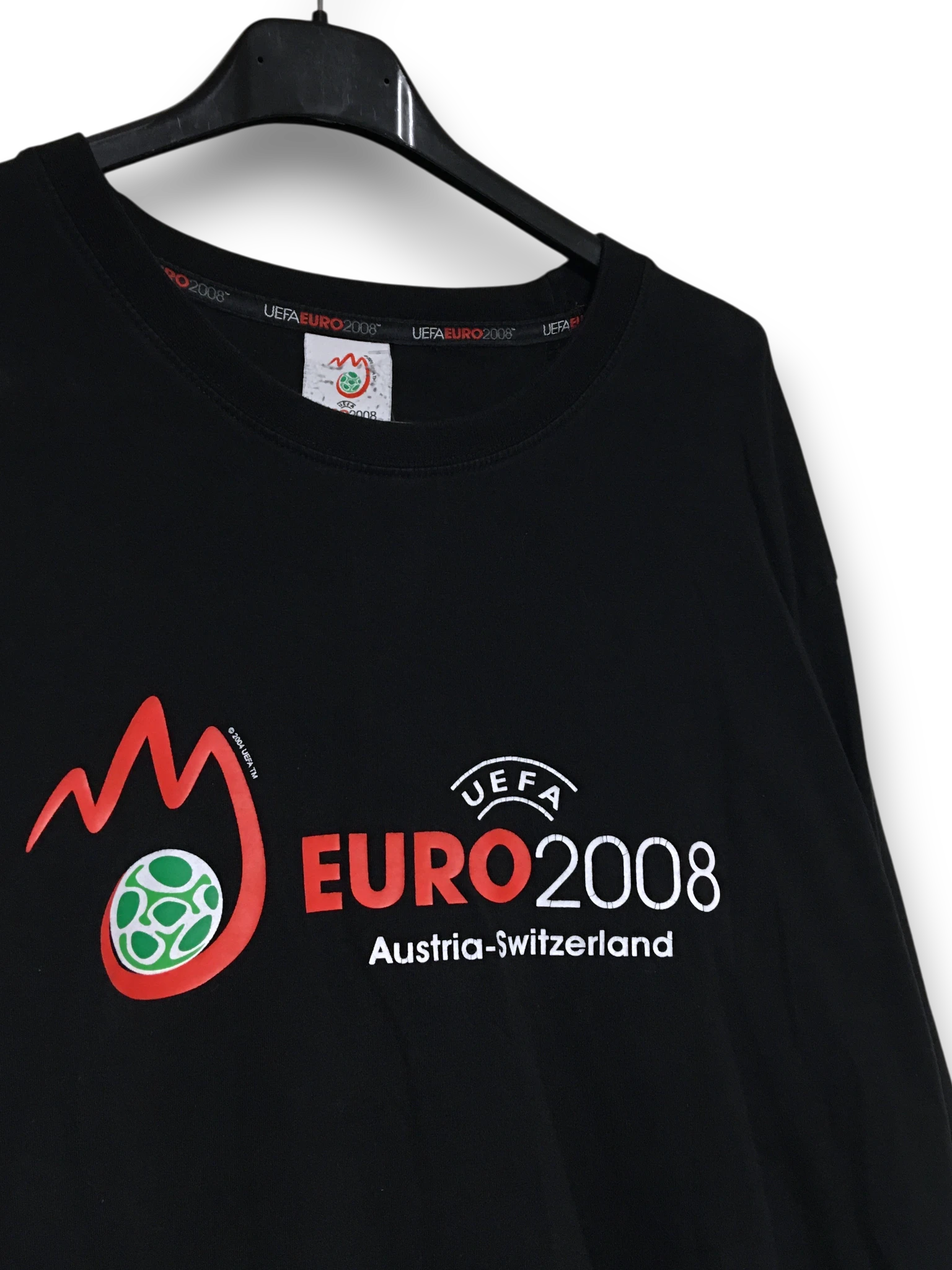 Euro 2008 Vintage T-shirt nadruk Y2K