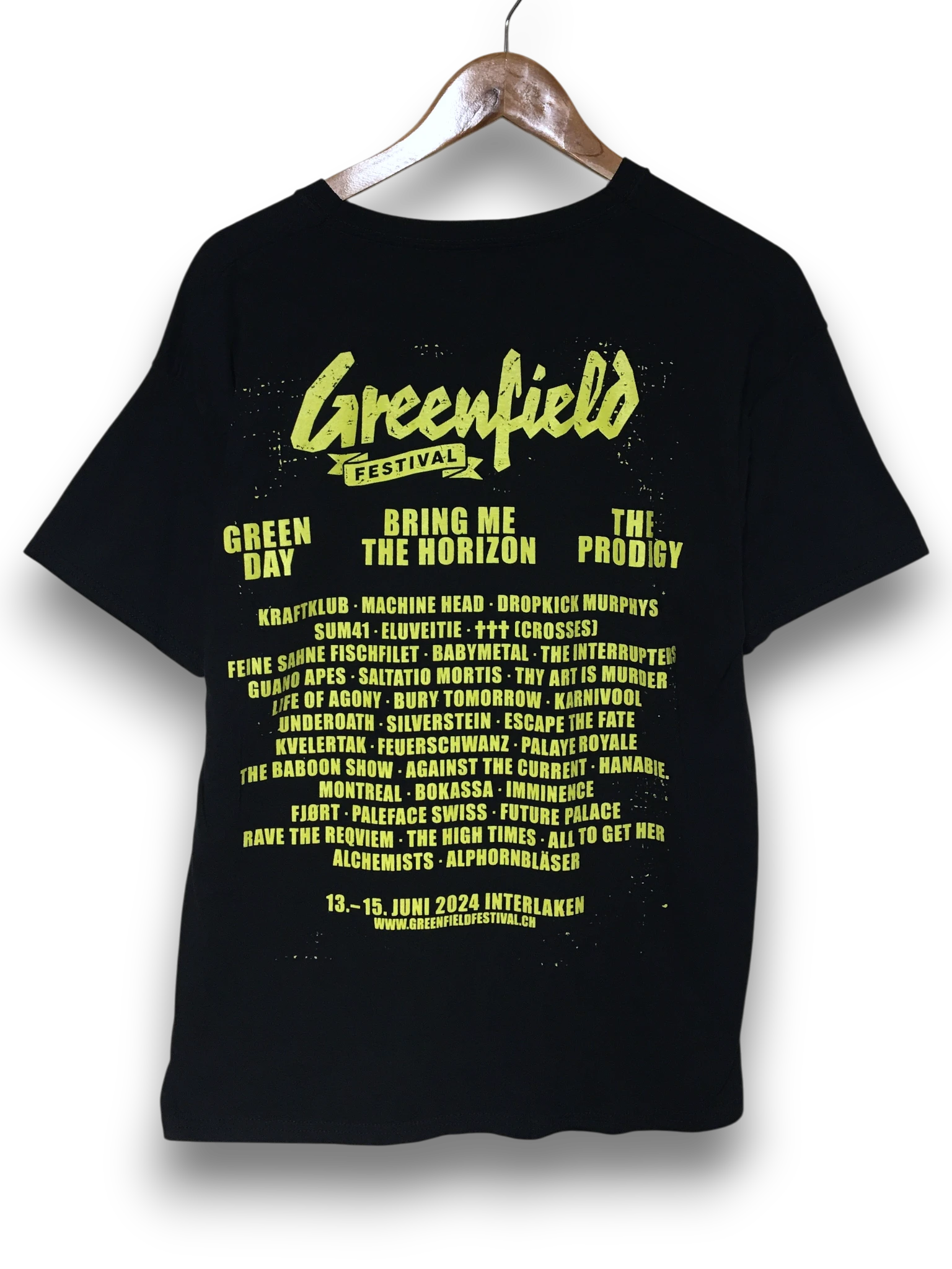 T-shirt Greenfield Festival 2024 nadruk smok