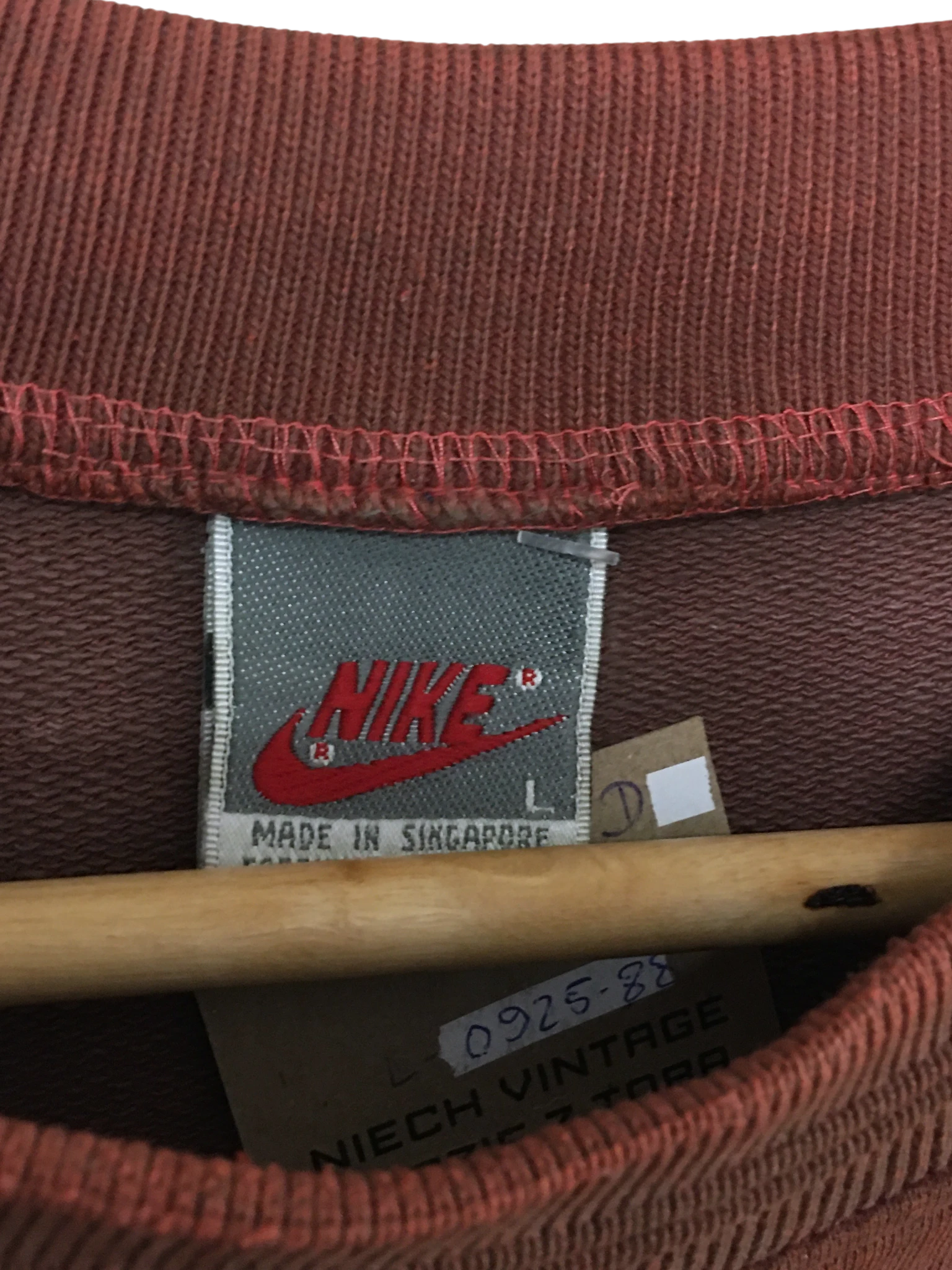 Nike vintage bluza crewneck haft logo 80s / 90s
