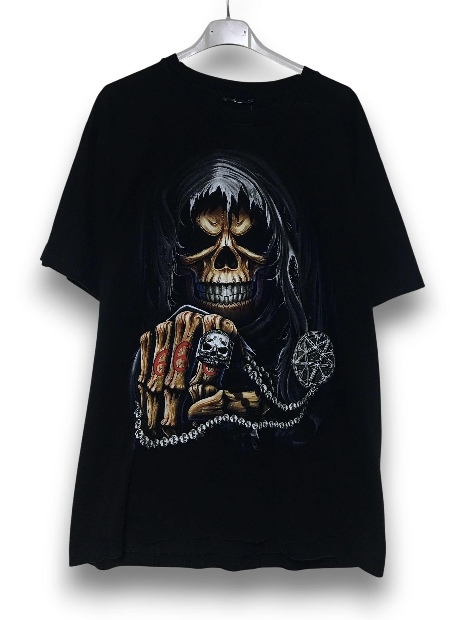 Vintage T-shirt szkieletor badass y2k / 90s