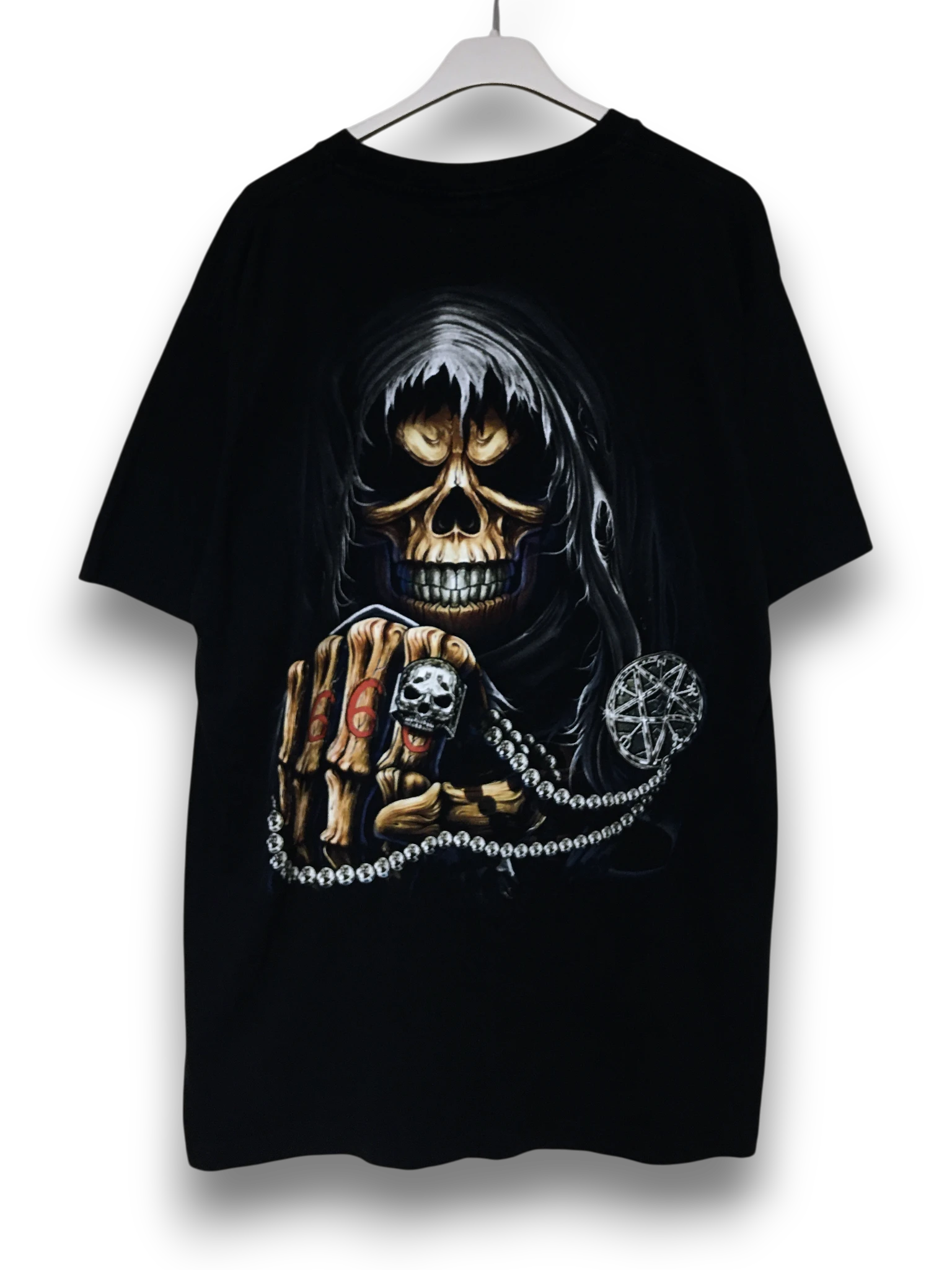 Vintage T-shirt szkieletor badass y2k / 90s